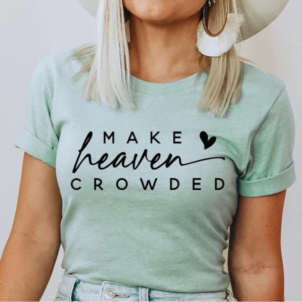 Make Heaven Crowded Screen Print Tee - Picture 1 of 2